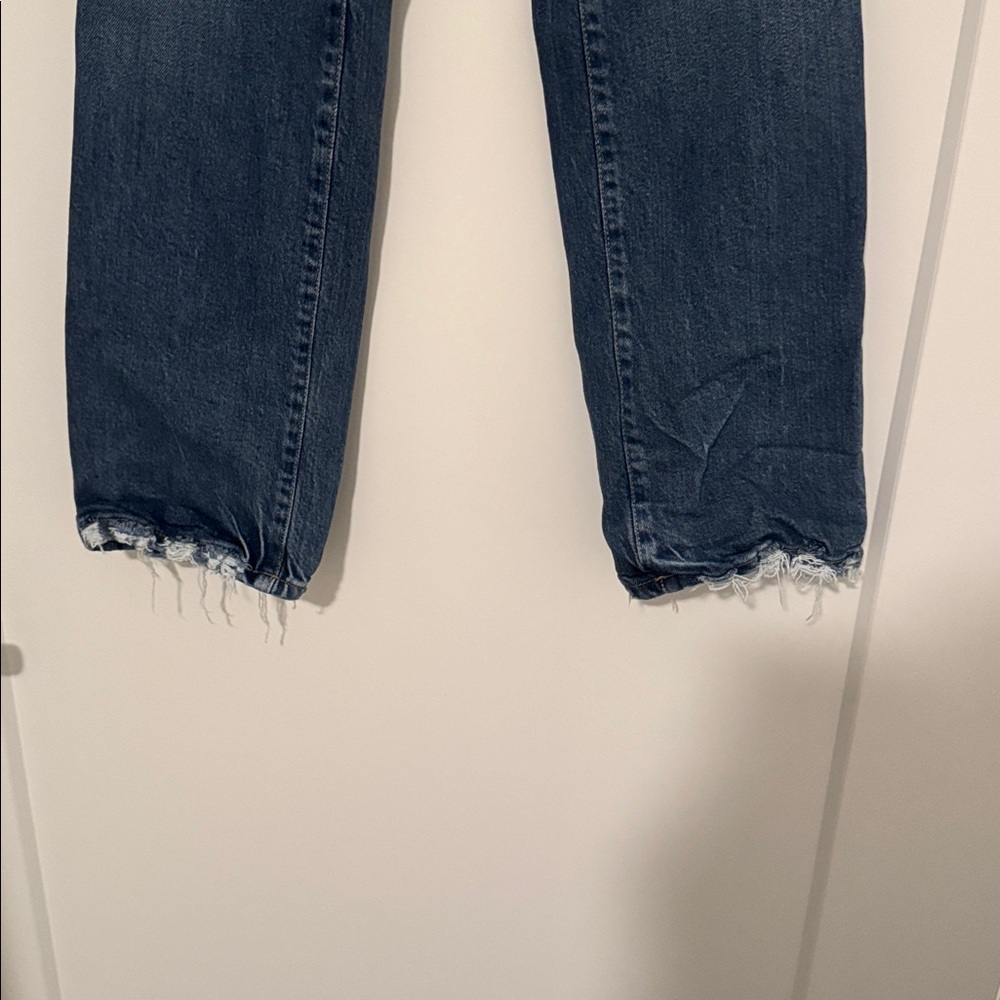 GOOD AMERICAN Good Curve Straight Jeans Women Size 2/26 Color Indigo737 - Picture 5 of 8